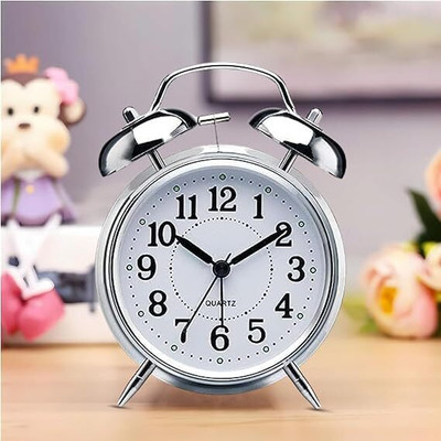 KRUNAL ENTERPRISES Analog Silver Clock