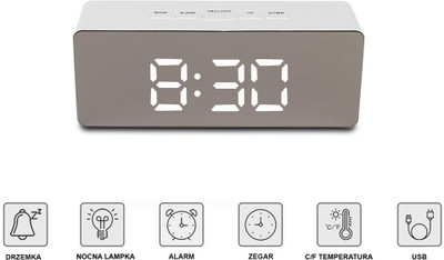 ASTOUND Digital Black Clock