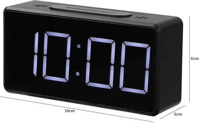 Kagbeni Analog-Digital Black Clock