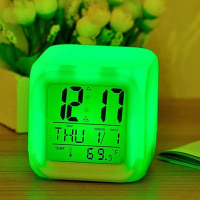 RECTITUDE Digital White Clock