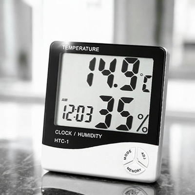 omkarzone Digital White Clock