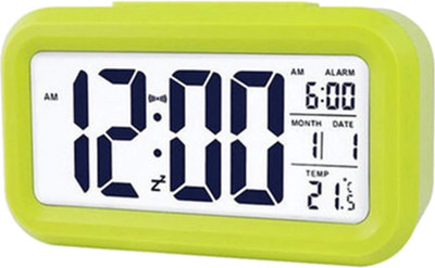 omkarzone Digital Green Clock