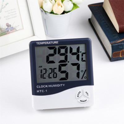 RHONNIUM Digital White Clock