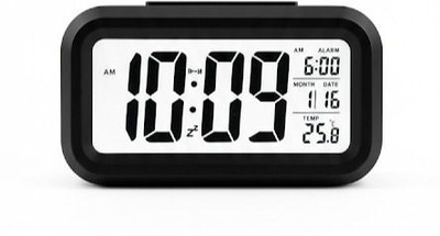 SmartTick Digital Black Clock