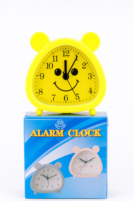 AD PVT LTD Analog-Digital Yellow Clock