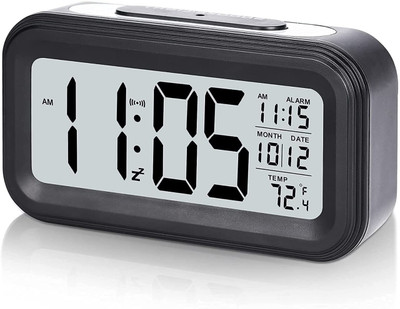 SEASPIRIT Digital Black Clock