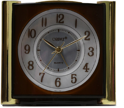 ORPAT Analog Brown Clock