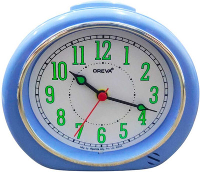 AJANTA Analog Light Blue Clock