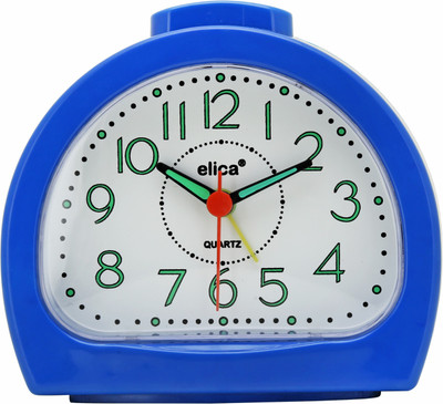 Elica Analog Blue Clock