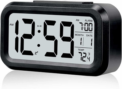 Adonai Digital Black Clock