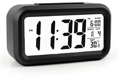 Herino Digital Black Clock