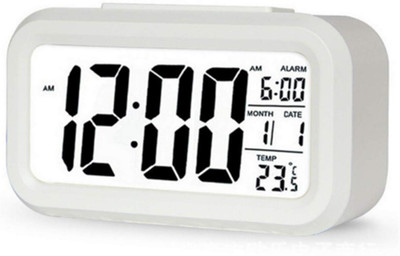 RHONNIUM Digital White Clock