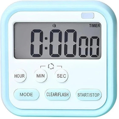 DRIJA SELLS Digital Sky Blue Kitchen Timer Clock