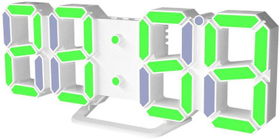VDNSI Digital Green Clock