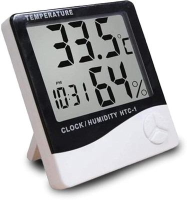 Aj Enterprises Digital BLACK & WHITE Clock