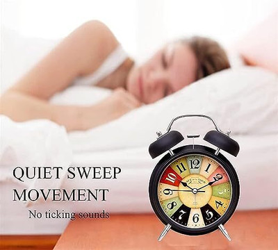 ASTOUND Analog Black Clock