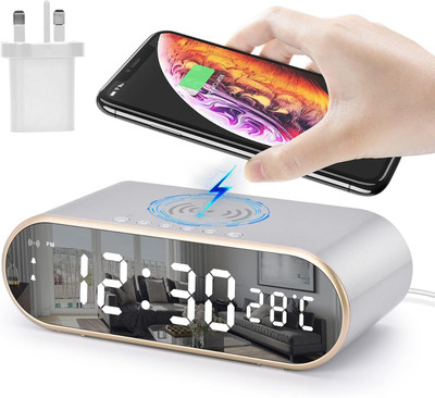 DRUMSTONE Digital Grey Clock
