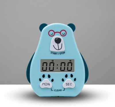 Cathiya sales Digital Sky Blue Clock