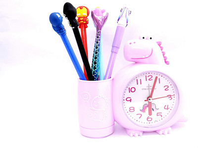 Timbktoo Analog-Digital Pink Clock