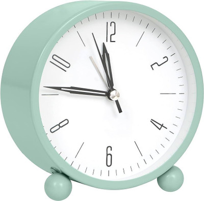 HVG TRADERS Analog Green Clock