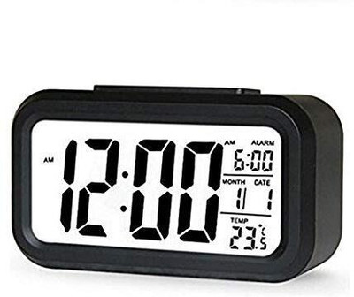Nxz Digital Digital Black Clock