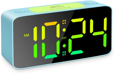 Temix Electric Clock Blue Clock