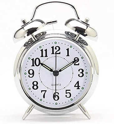 BBD Kitchen Shop Analog Silver Clock