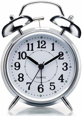 NORWICH ENTERPRISE Analog Silver Clock