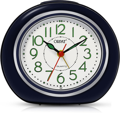 ORPAT Analog Blue Clock