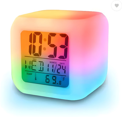 Mansoori Digital Multicolor Clock