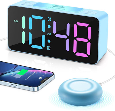 Nxz Digital Electric Clock Blue Clock