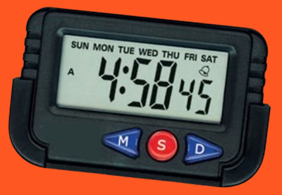 TAKSUN Digital Black Clock