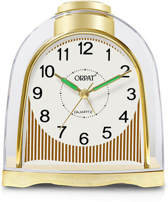 ORPAT Analog GOLDEN Clock