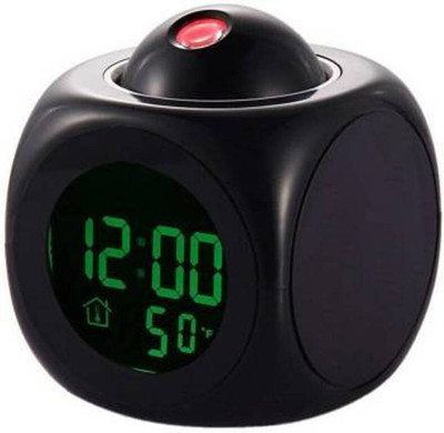 degosh Analog-Digital Black Clock