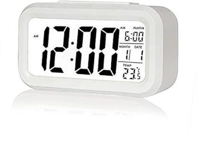 SUPRATIMART Digital White Clock