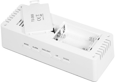 degosh Analog-Digital White Clock