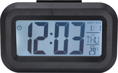 JMALL Digital Black Clock