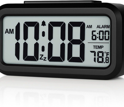 ICON BAZZAR Digital Black Clock