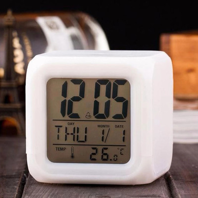 omkarzone Digital Multicolor Clock