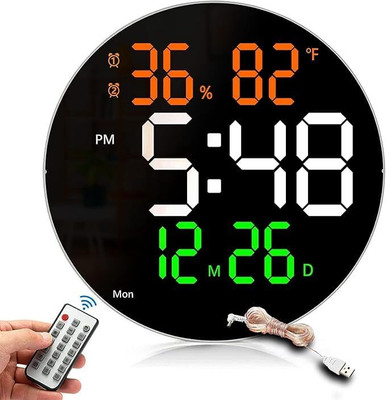VIRZA TRADE Digital Black Clock
