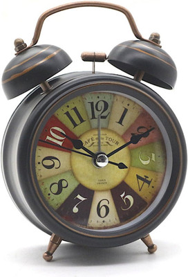 DIYAL ENTERPRISE Analog-Digital Black Clock