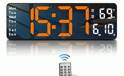 SeaRegal Digital Multicolor Clock