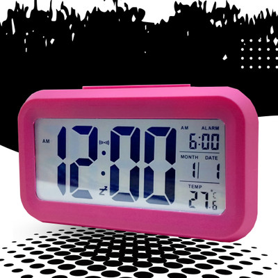 PRIMESTYLE Digital Pink Clock