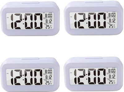 KUBER INDUSTRIES Digital White Clock
