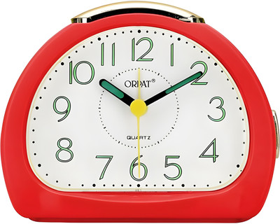 Orpat Ajanta Analog Red Clock
