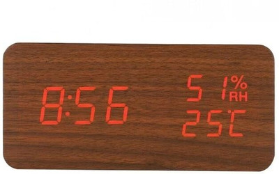 NXZ Digital Brown Clock