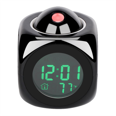 Nxz Digital Digital Black Clock