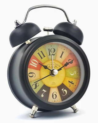 ASTOUND Analog Black Clock