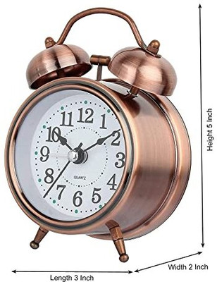 GVJ TRADERS Analog dark brown Clock