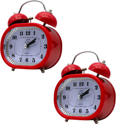 LAZYwindow Analog Red Clock